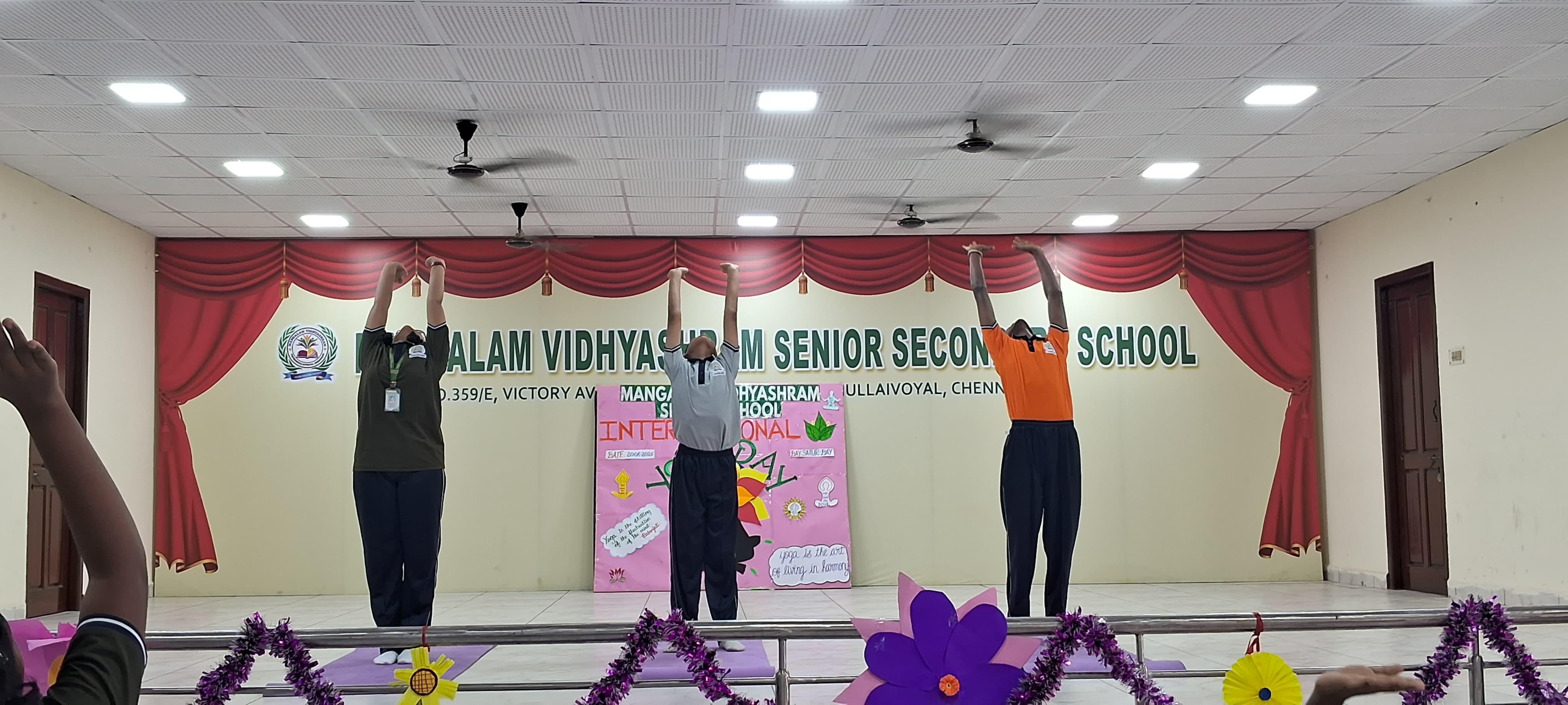 Mangalam Vidhyashram in Thirumullaivoyal Chennai Tamilnadu.